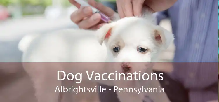 Dog Vaccinations Albrightsville - Pennsylvania