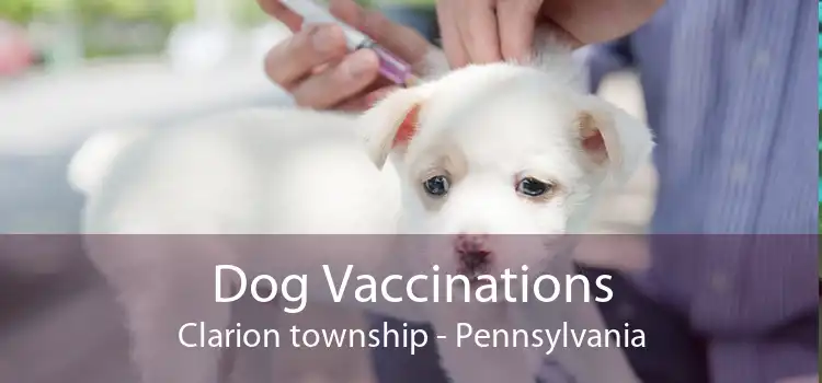 Dog Vaccinations Clarion township - Pennsylvania