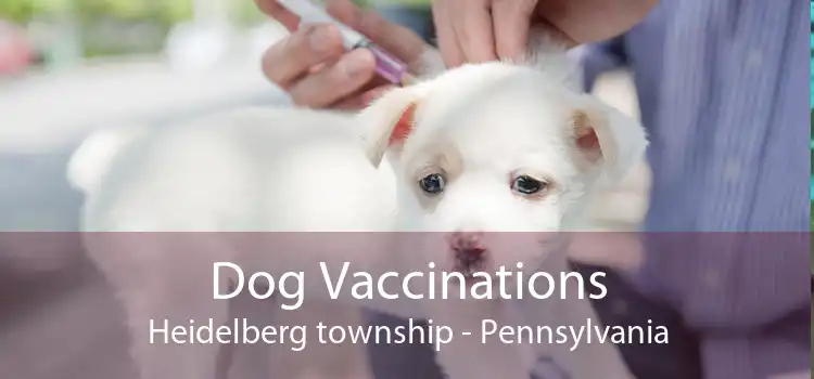Dog Vaccinations Heidelberg township - Pennsylvania