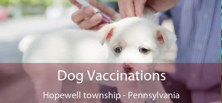 Dog Vaccinations Hopewell township - Pennsylvania