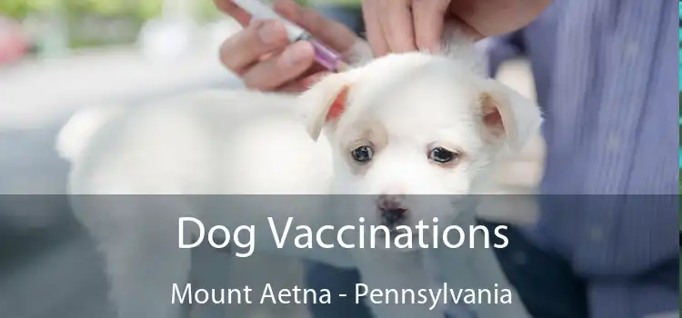 Dog Vaccinations Mount Aetna - Pennsylvania
