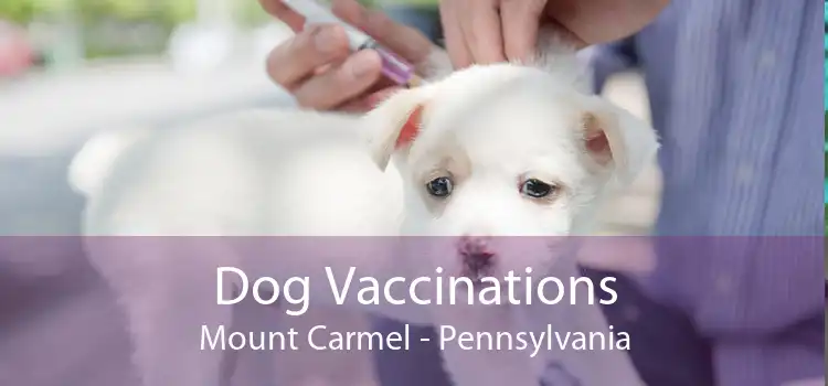 Dog Vaccinations Mount Carmel - Pennsylvania