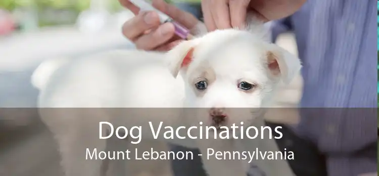 Dog Vaccinations Mount Lebanon - Pennsylvania