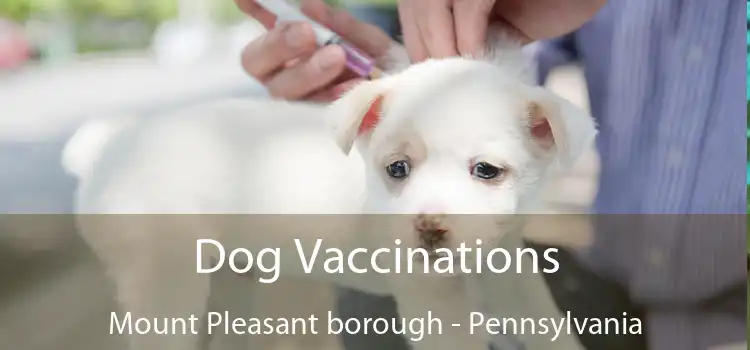 Dog Vaccinations Mount Pleasant borough - Pennsylvania