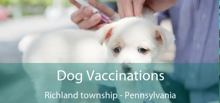 Dog Vaccinations Richland township - Pennsylvania
